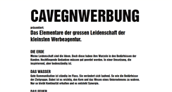 Desktop Screenshot of cavegnwerbung.ch